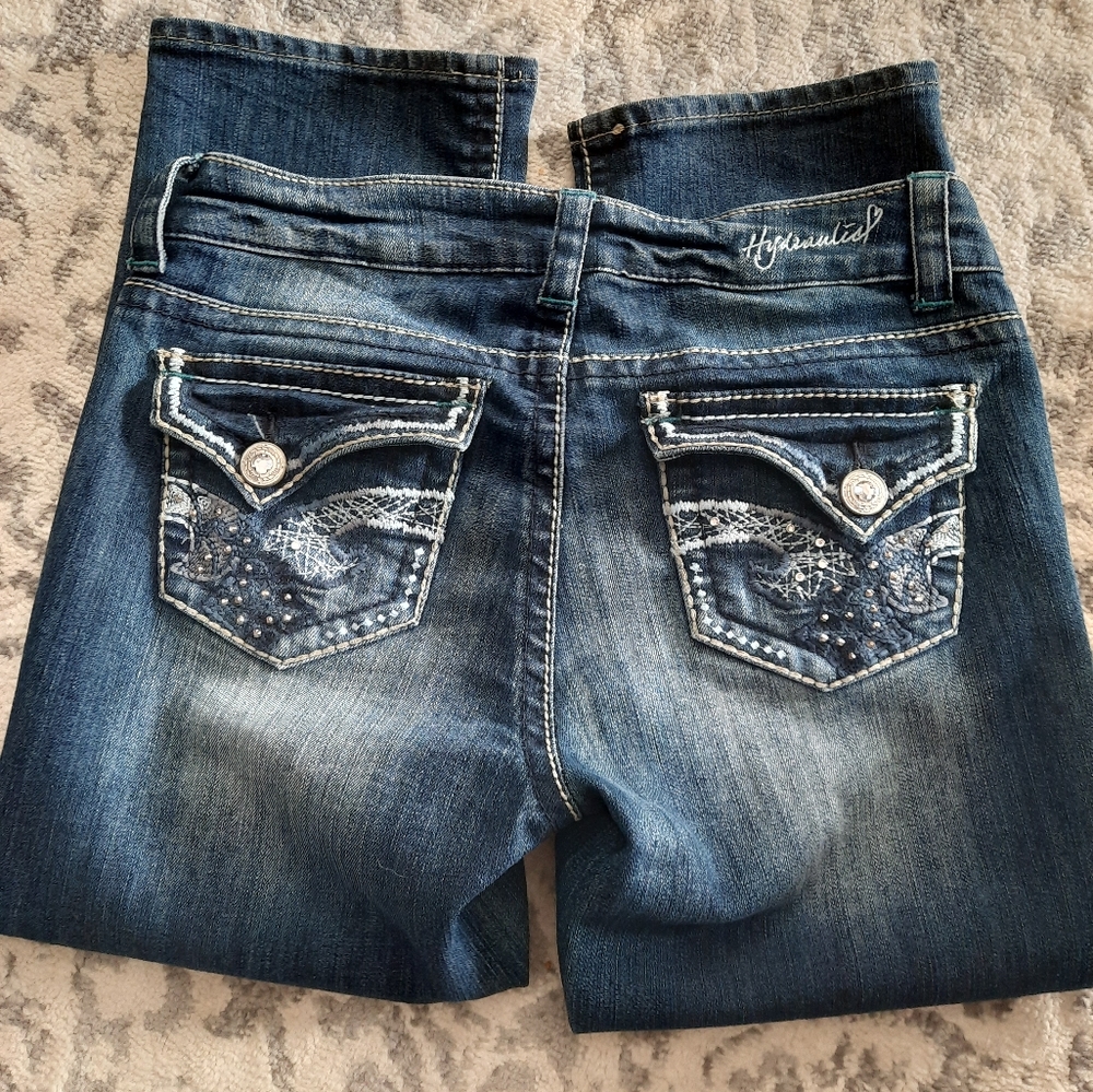 Hydraulic Jean Capris Size 5/6